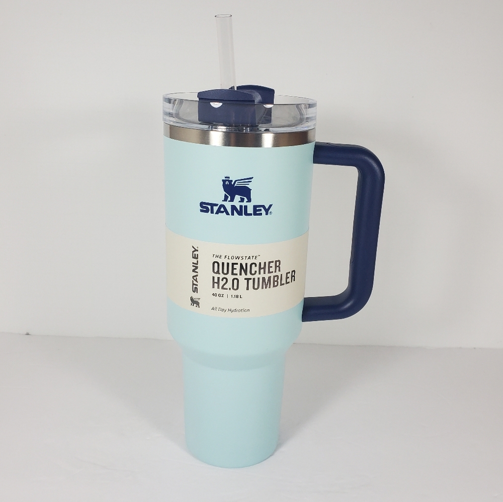 Stanley Watercolor Blue 40 oz Quencher Tumbler from Target NEW